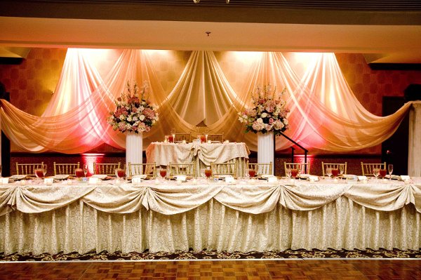 Wedding Head Table Fit for King and Queen