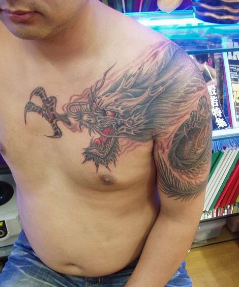 free dragon tattoo designs. Another free dragon tattoo