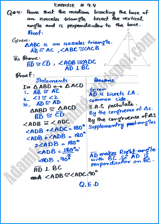 congruent-triangles-exercise-9-4-mathematics-9th