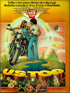 US Top. moda anos 70.  Os anos 70. propaganda anos 70; história da década de 70; reclames anos 70; brazil in the 70s; Oswaldo Hernandez