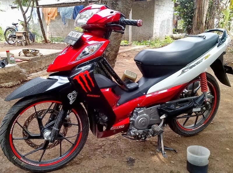 Galeri Foto Modifikasi Motor Shogun SP Terbaru  Modif 