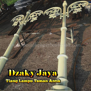 Produk Tiang, Lampu, Taman, PJU, Antik, Dzaky Jaya