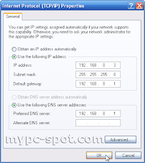 Set IP Address Statis