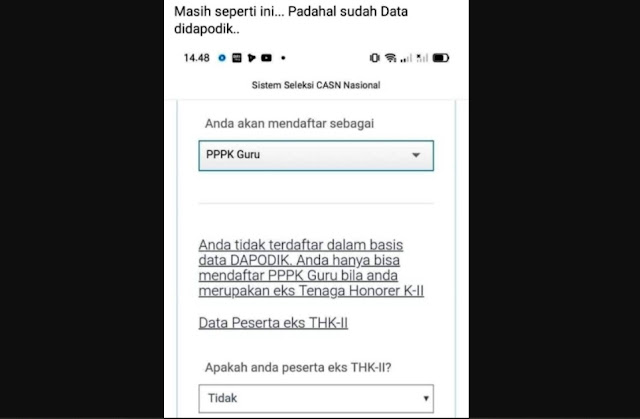 Nama Tidak Terdaftar di Dapodik Saat Mendaftar PPPK, Ini Solusi Dari Panselnas BKN