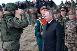 Vladimir Putin Hadiri Latihan Perang Rusia - China
