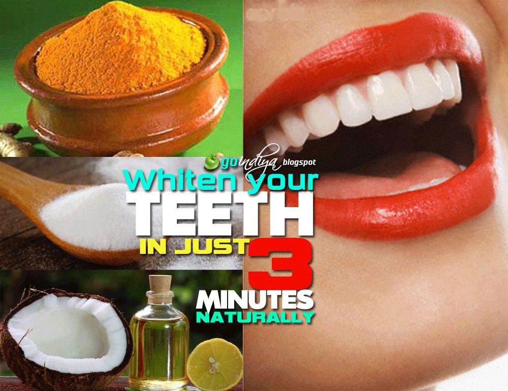 How to whiten your teeth naturally in just 3 minutes
