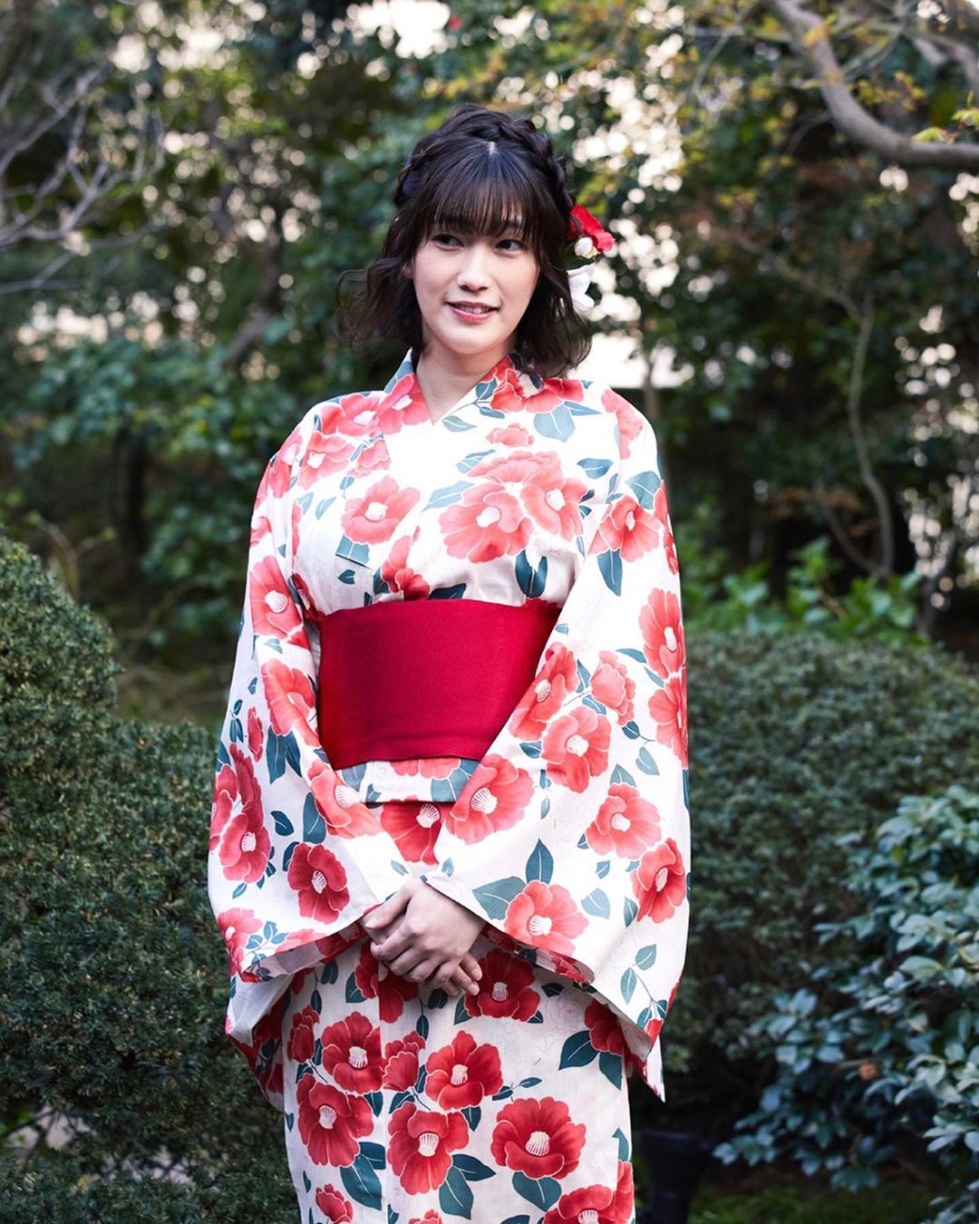 Satsuki Nishihara – Most Beautiful Japan Transgender Woman in Yukata Dress Instagram