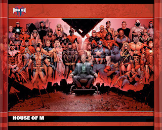 Marvel Comics House of M All Heroes Together HD Wallpaper