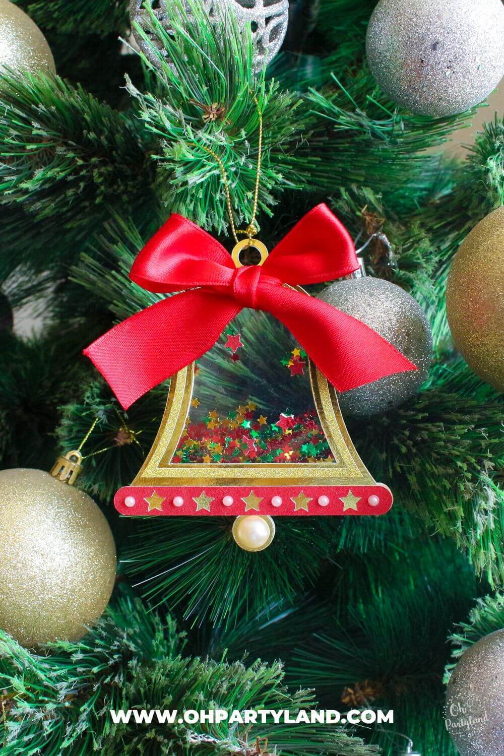 christmas bell ornament