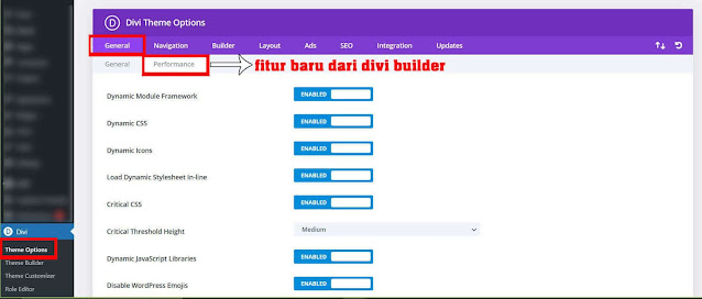 update versi themes divi builder