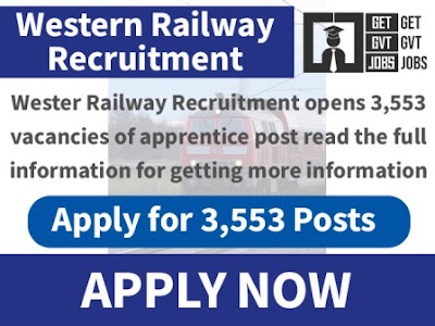 Western Railway Recruitment apprentice