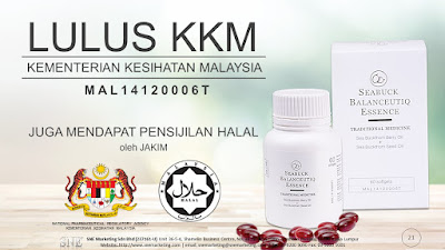 sertifikat halal Jakim sea buckthorn oil sehingga aman dan halal bagi muslim