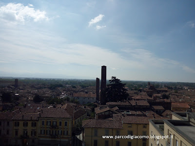 Pavia vista dall'alto