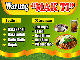  Desain  Banner  Warung  Nasi Sederhana Vector Cdr 