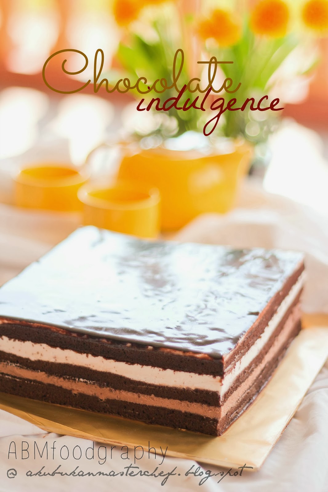 Resepi 275 : Chocolate Indulgence Cake "wanna be" - Pon Bolehh