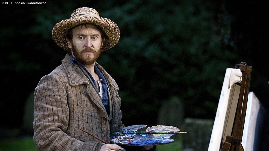 Amy Pond finds herself shoulder to shoulder with Vincent Van Gogh 