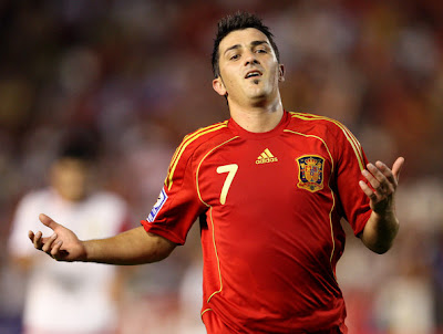 David Villa World Cup 2010 Football Wallpaper