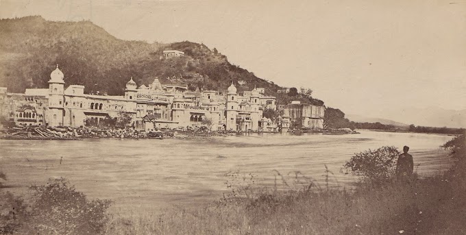 Haridwar Ghat View, Haridwar, Uttarakhand, India | Rare & Old Vintage Photos (1881)