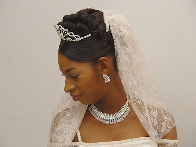African American Wedding Hairstyles Hairdos Real Bride Updo