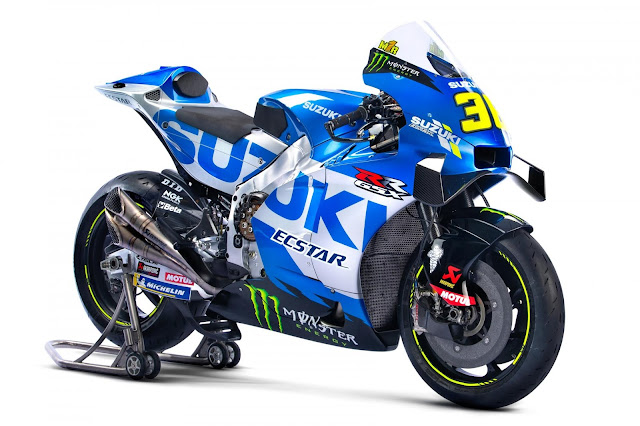 Livery Suzuki Escar MotoGp 2021, Kini Tertempel Monster Energy !!!