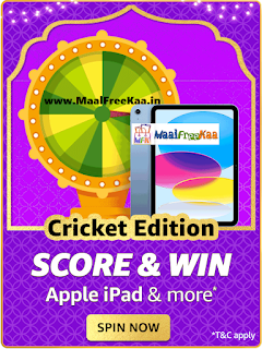 This Cricket World Cup Spin The Lucky Wheel And Win Free Apple iPad And More Prizes.