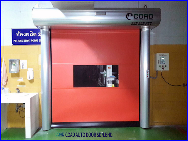 COAD, High Speed Door, INDONESIA, INDUSTRIAL DOOR, JAPAN, KOREA, MALAYSIA, Pintu Berkelajuan Tinggi, pintu pvc, PVC Roller Shutter Door, THAILAND, VIETNAM, シート製高速シャッター