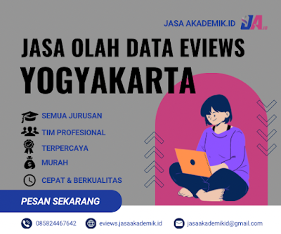 Jasa Olah Data Eviews Jogja Murah Profesional No.1 di Yogyakarta