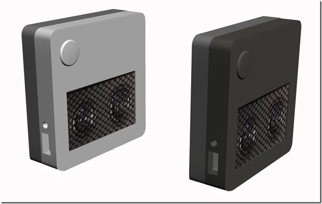 Future technology Concept Voice Computer Ubi give full control