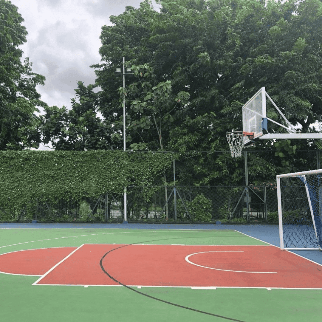 Proses Konstruksi Lapangan Basket