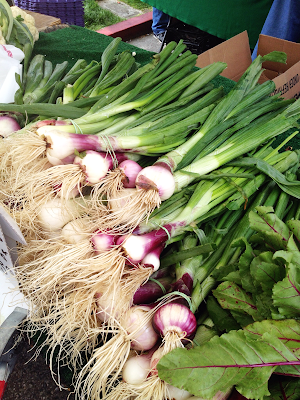 fresh produce spring onion