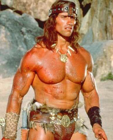 In Conan The Barbarian he says 