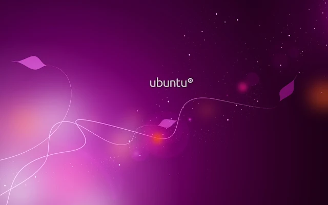 Papel de parede grátis Ubuntu Plano de Fundo Violeta para PC, Notebook, iPhone, Android e Tablet.