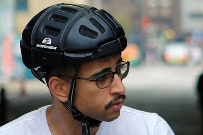 Morpher Flat Folding Cycling Helmet, Can Folds And Unfolds Quickly, Simply