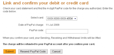 Verify PayPal Account With HDFC Netsafe VCC