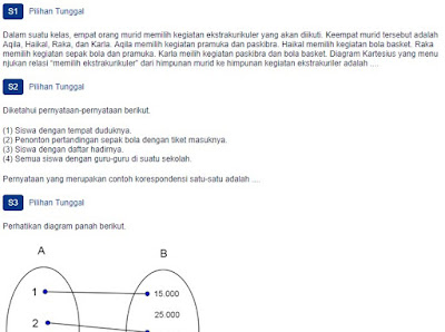 Contoh Soal Penerapan Relasi dan Fungsi dalam Kehidupan Sehari-Hari