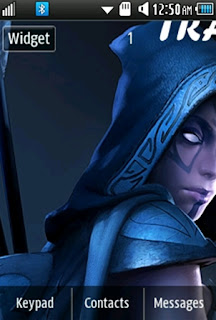 DOTA Traxex (Drow Ranger) Samsung Corby 2 Theme 2 Wallpaper