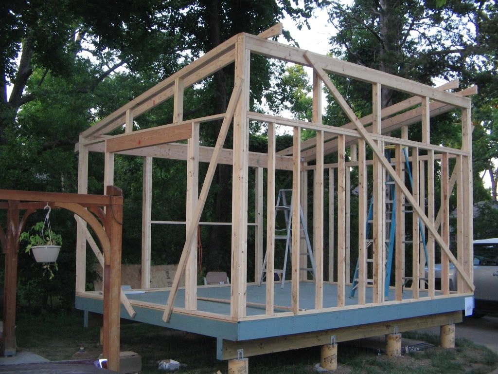 How to build a 12x16 lean to shed