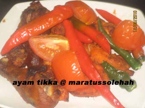 Maratussolehah - Resepi Dapur Umi: Chicken Tikka BBQ