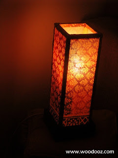 Home-made lampshade