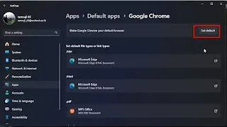 Cara Mengganti Default Browser Melalui Settings