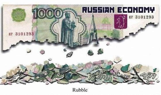 O rublo se desvaloriza esvaziando a sustentação do regime.