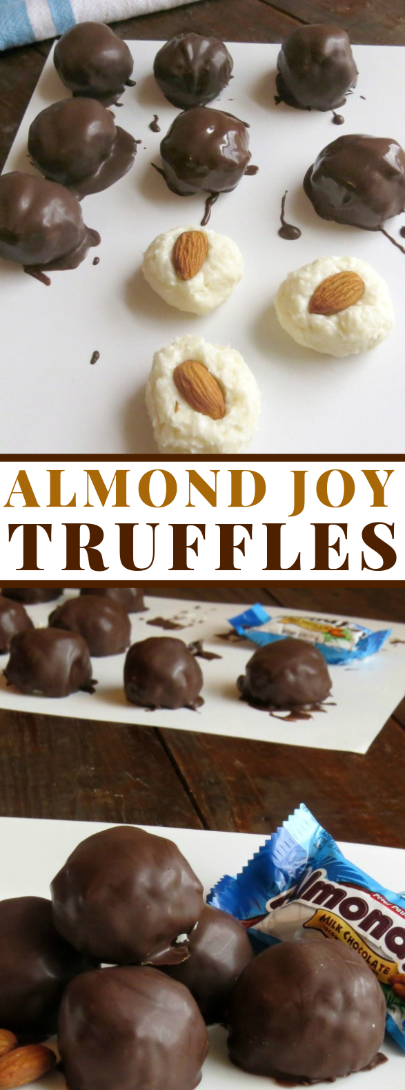 ALMOND JOY TRUFFLES RECIPE #chocolate #candy