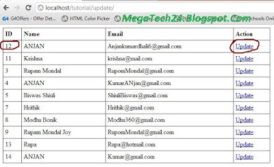 PHP MySQL Update DataBase