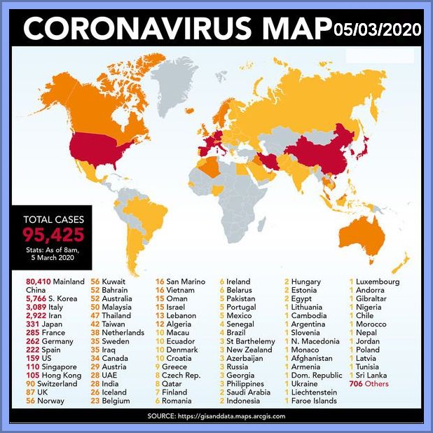 Coronavirus Outbreak Map