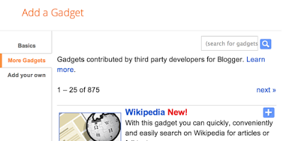 Cara Menambahkan Kotak Pencarian wikipedia di Blog