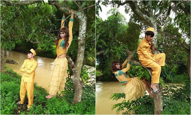 Inilah Contoh Foto Prewedding Ala Tarzan