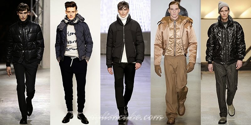 Fall Winter 2014 - 2015 Men's Duvet Coats Fashion Trends