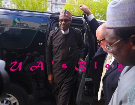 President Buhari With Dangote In Washington As He Prepares To Meet Donald Trump