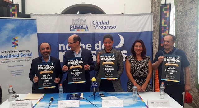 Museos de Cholula y Tehuacán, se suman a la primera Noche de Museos del 2018