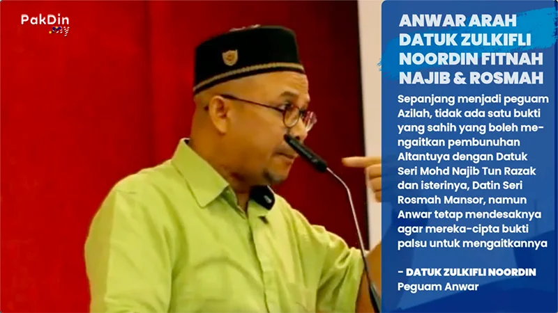 [VIDEO] Peguam Anwar, Zulkifli Noodin suruh Azilah reka-cipta Akuan Bersumpah palsu sabitkan Najib, Rosmah bunuh Altantuya